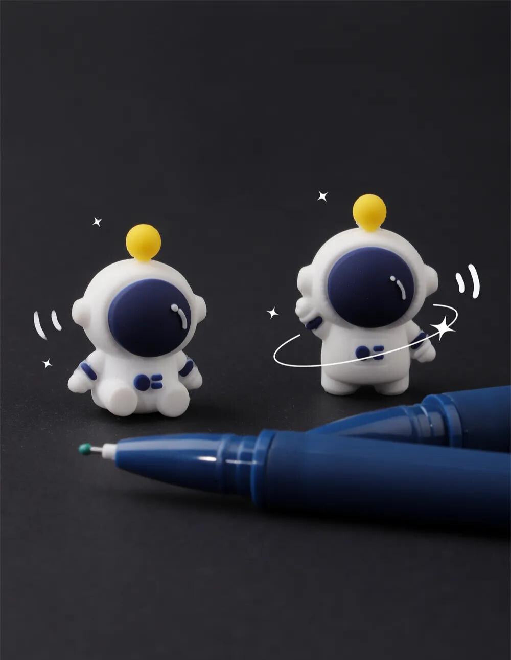 Flying Astronaut Stylos - Lot de 2