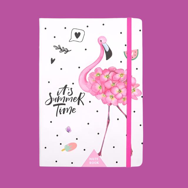 Carnet Ligné - Happy Flamingo
