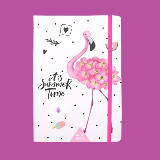 Carnet Ligné - Happy Flamingo