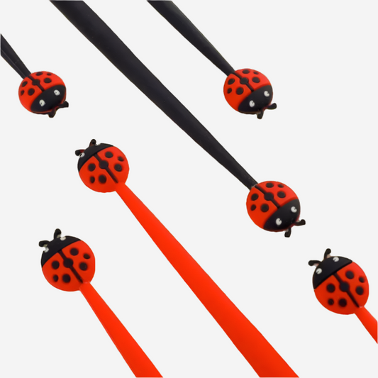 Stylo Lady Bug - Lot de 2