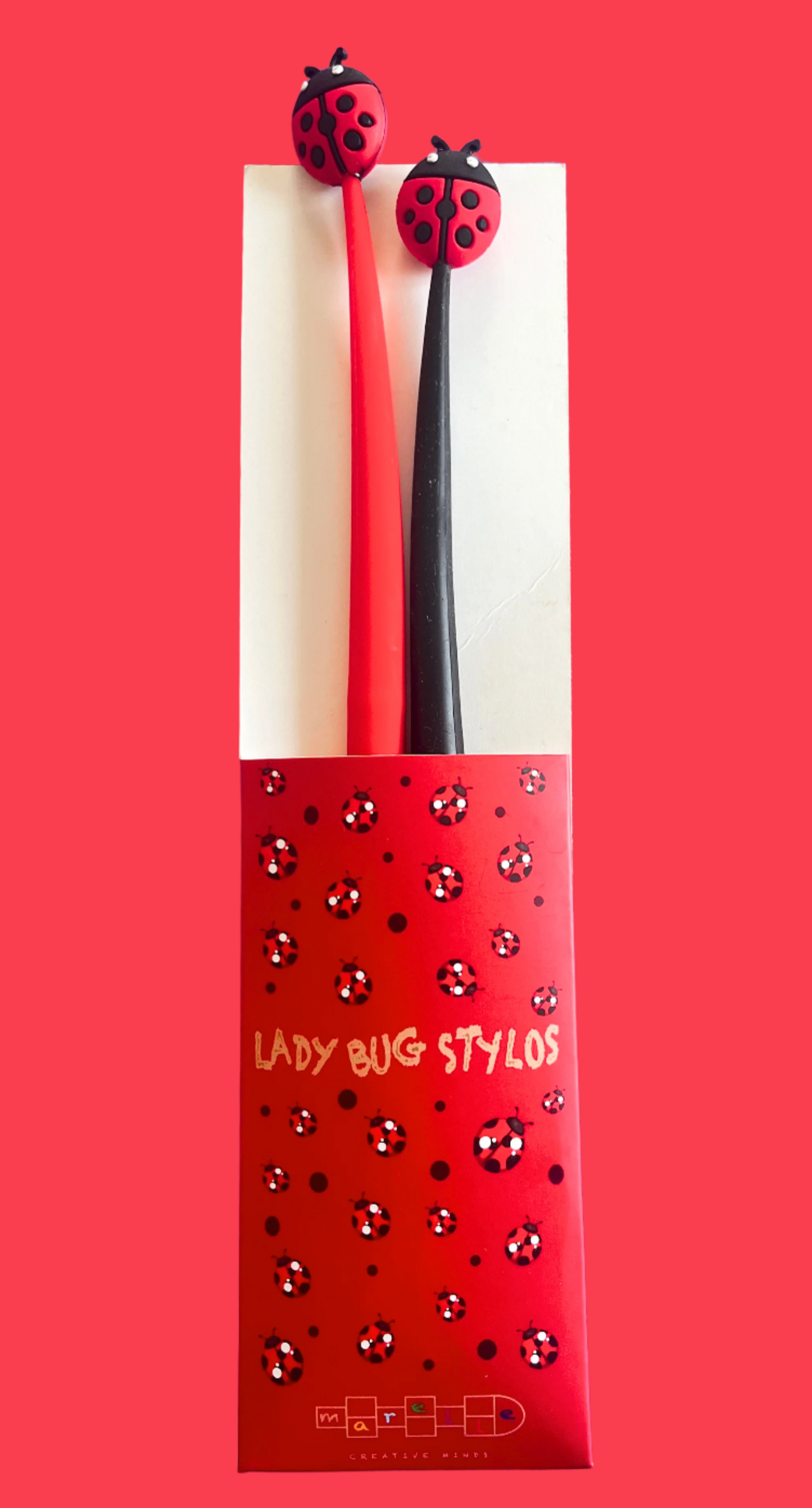 Stylo Lady Bug - Lot de 2
