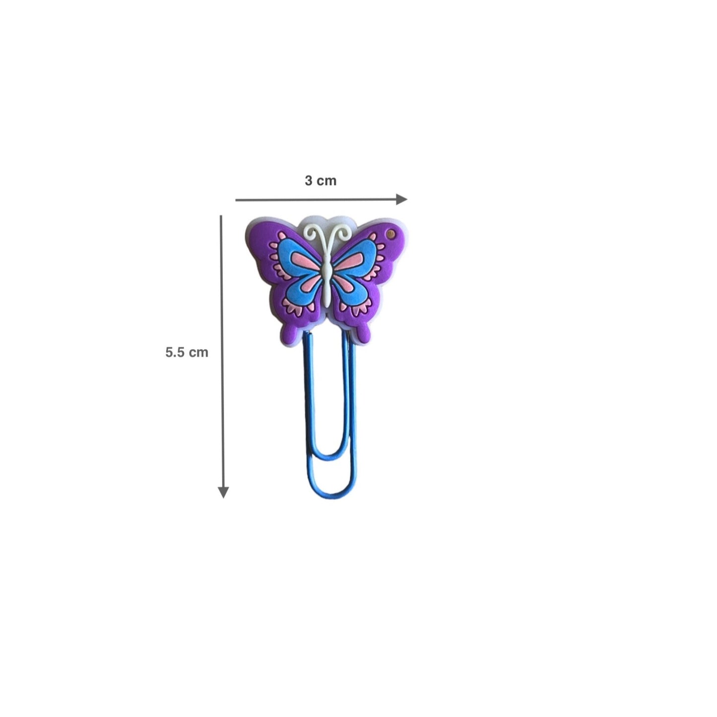 Trombones XL Papillons Violet - Lot de 10