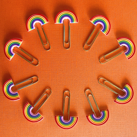 Trombones XL Rainbow - Lot de 10