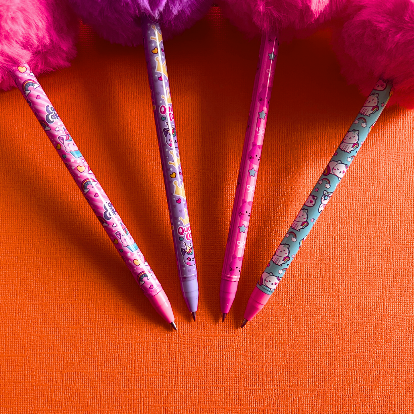Stylo Pompom - Rose