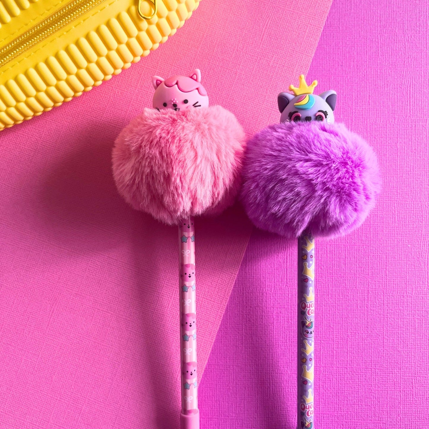 Stylo Pompom - Violet
