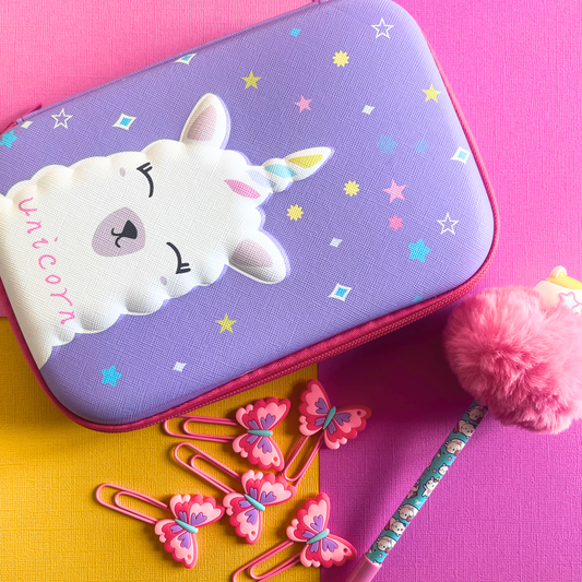 Trousse Coque 3D Licorne